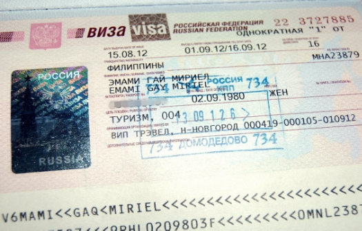 tourist visa to russia from philippines