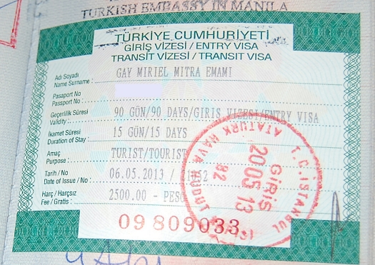 travel requirements to turkey from philippines
