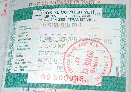 turkey multiple entry visit visa